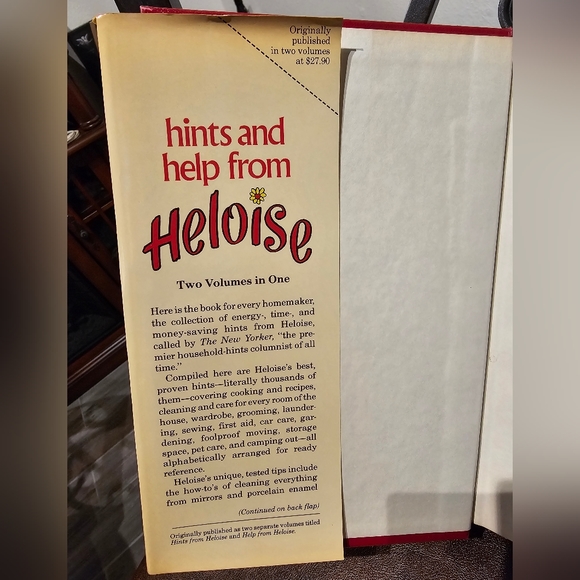 Vintage Dear Heloise Household Tips Two Volumes in one Hardcover book - Picture 5 of 12